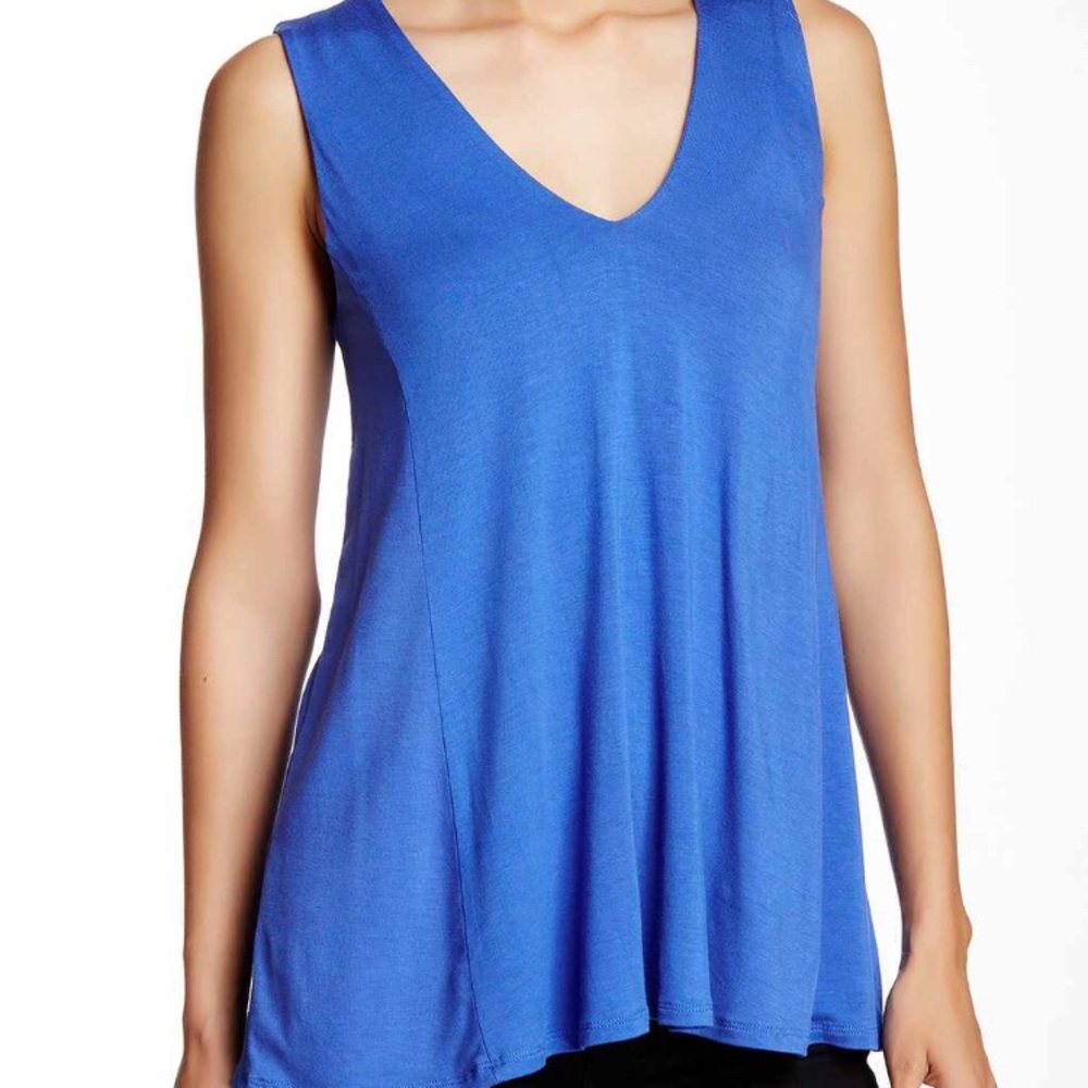 V neck jersey tank